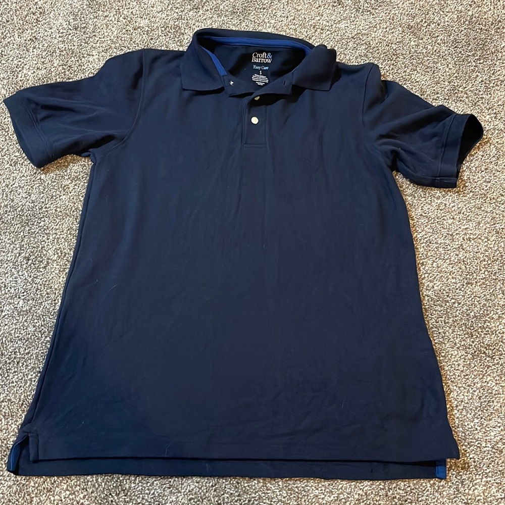 Mens Dark Blue Polo